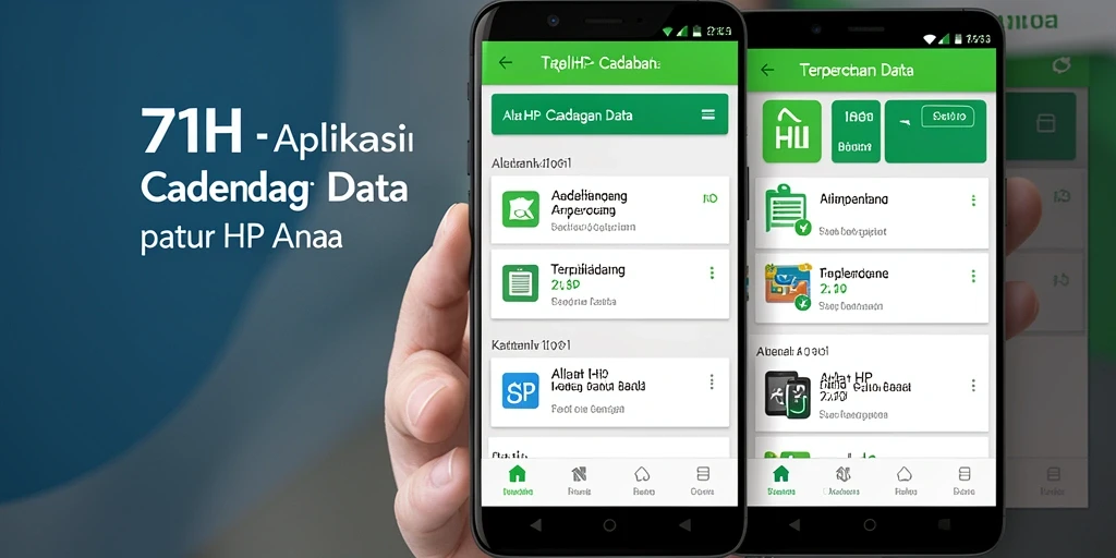 Tampilan antarmuka utama <strong>71H</strong> yang intuitif dan user-friendly.