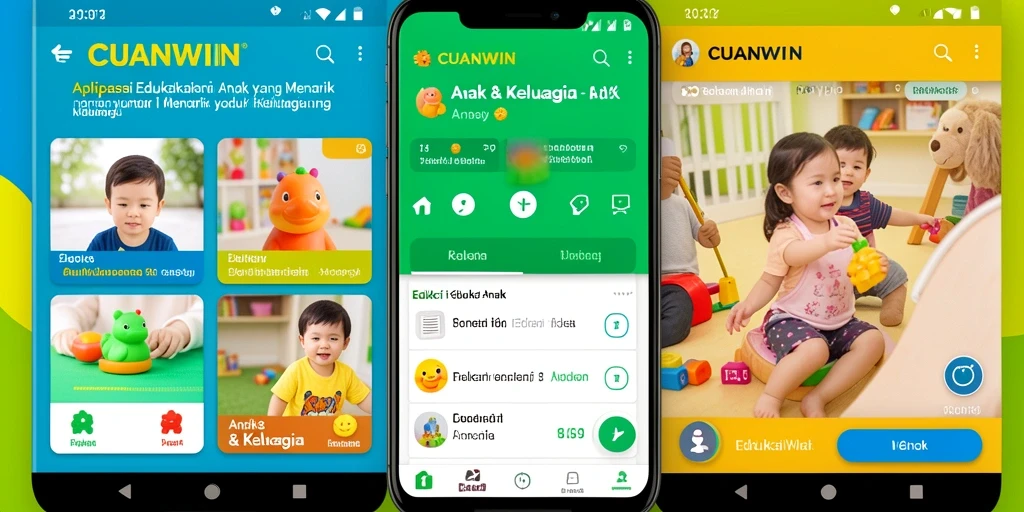 Tampilan antarmuka aplikasi CUANWIN yang menarik dan interaktif.