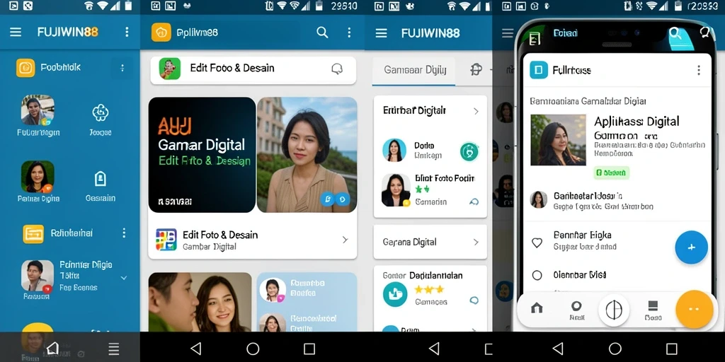 Antarmuka aplikasi FUJIWIN88 untuk editing gambar yang menarik.
