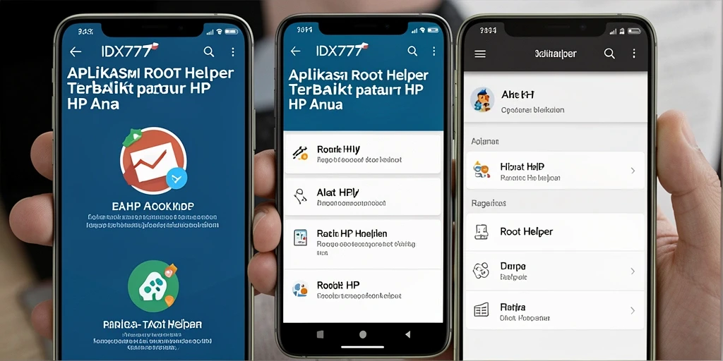 Tampilan antarmuka IDX777 yang user-friendly dan fungsional.