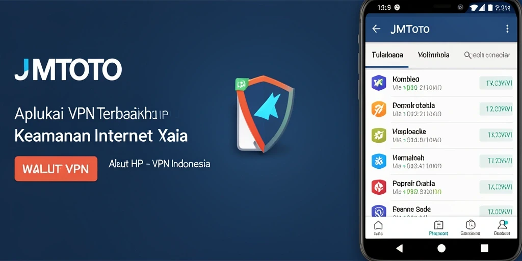Tampilan antarmuka utama aplikasi JMTOTO yang user-friendly.